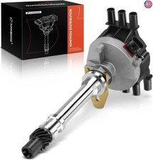 A-Premium Ignition Distributor with Cap Rotor - Compatible with Chevy,