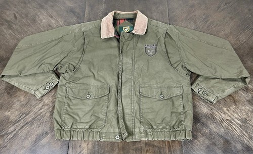 Vintage Ducks Unlimited Jacket Coat Men's Large 100% Cotton Style 6817 Corduroy - Picture 2 of 12