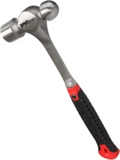 YY-7-002 Antivibe Ball Pein Hammer Hammer-32oz, Red, Silver, Black 