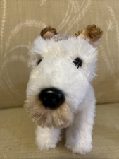 Ganz Webkinz 8.5" Fox Terrier HM733, No Code, Excellent Condition, Super Cute