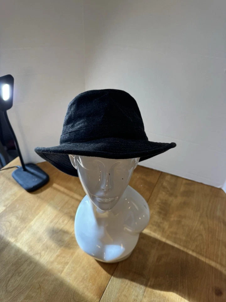 Tilley Tech Lana Invierno Negro Sombrero Pequeño Plegable Orejeras Negro Talla 7.5 TW2 Foto 4 de 4