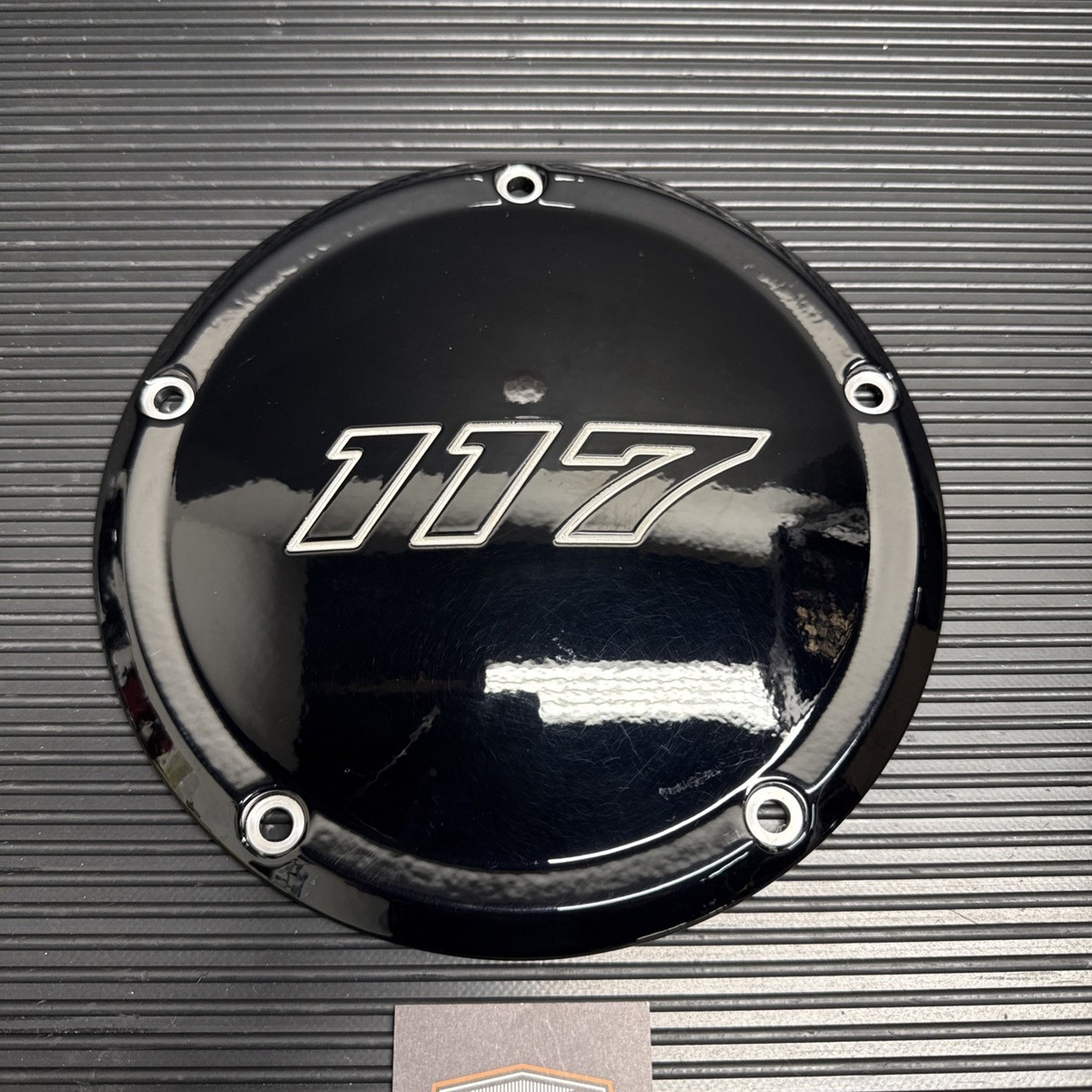 Harley-Davidson OEM TOURING M8 117 Derby Cover Black 25700389 | eBay