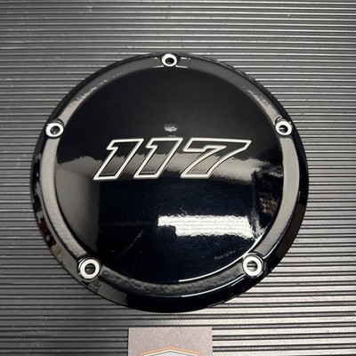 Harley-Davidson OEM TOURING M8 117 Derby Cover Black 25700389 | eBay