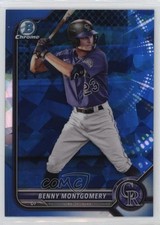 2022 Bowman Chrome Draft Sapphire Edition Benny Montgomery #BDC-155 0to2