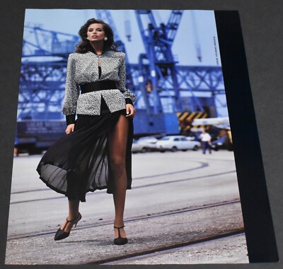 1992 Print Ad Heels Fashion Style Lady Long Legs Sexy Dress Giorgio Grati Dress