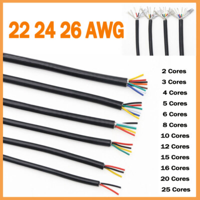 Flexible Multicore Cable 2 Core-25 Core Shielded Wire Cable Flexible Multicore Cable 2 Core-25 Core Shielded Wire Cable