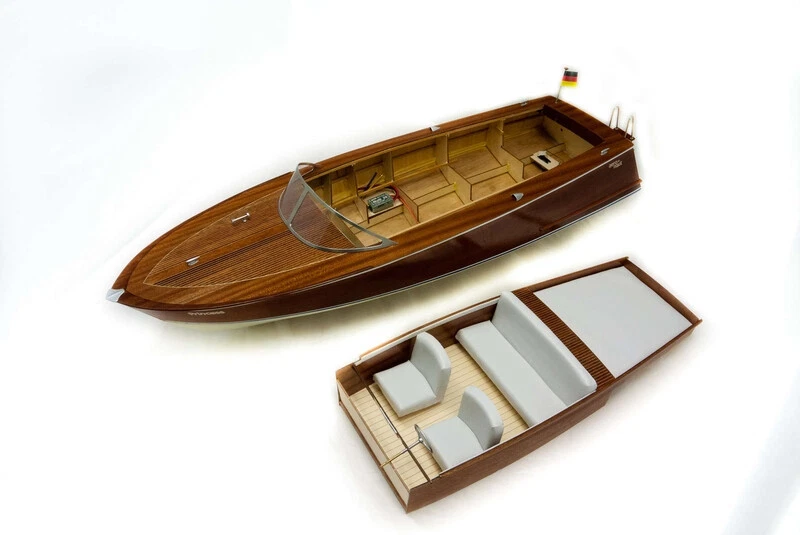 Aero-Naut Princess - italienischer Stil Mahagoni Sportboot - Maßstab 1:8 RC Kit - Bild 4 von 4