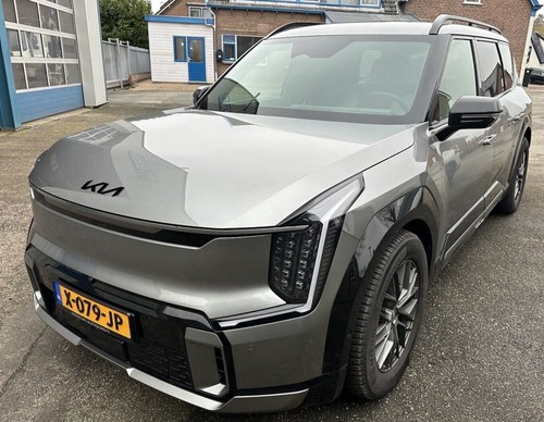 Hood Trunk EV9 Letter GT Line Glossy Black Emblem Badge For 2024, 2025+ Kia EV9 - Picture 8 of 14