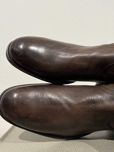 To Boot New York Muller Dark Brown Calf Leather Boots Mens 12 Shoes Adam Derrick - Picture 9 of 22