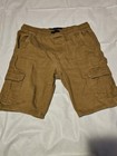 Boys Street Rules Khaki Cargo Shorts Size 12