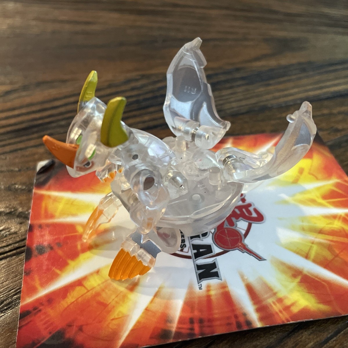 Bakugan Battle Brawlers Clear Translucent Helix Dragonoid