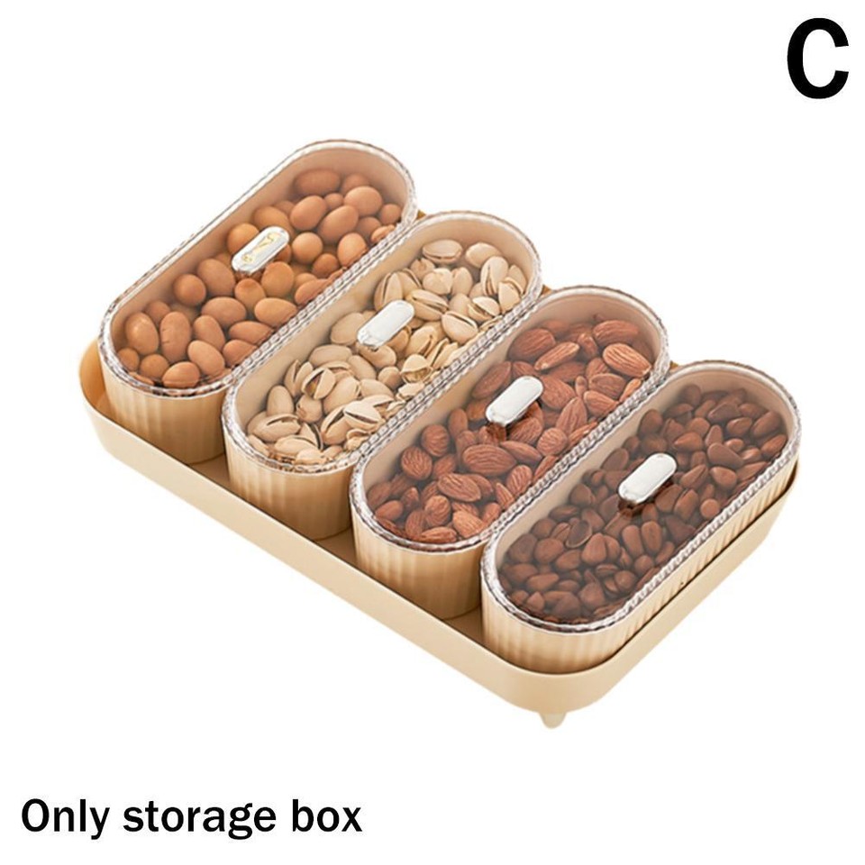 Contemporary Home Living Room Fruit Bowl with Lid for Dry Fruit and Nut