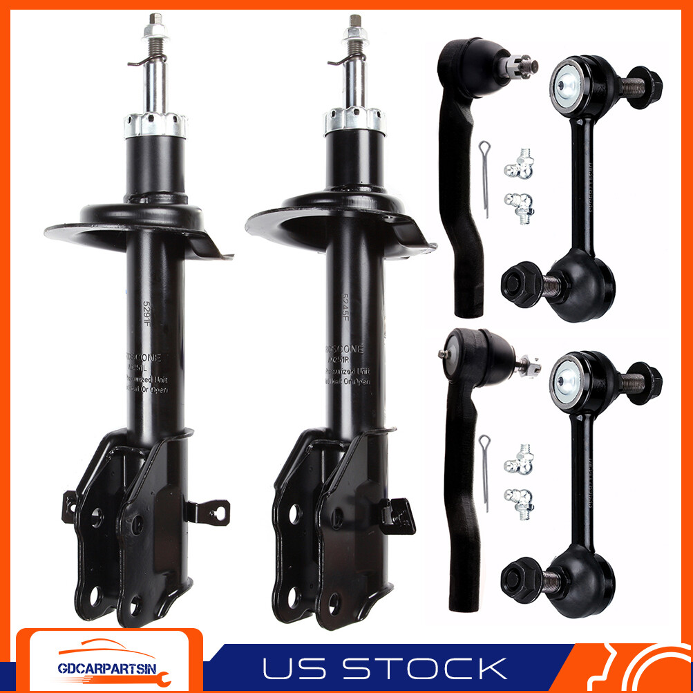 2007-2010 Ford Edge Lincoln MKX Front Struts Assembly with Sway Bar & Tie Rods FWD