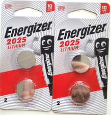 4 PK ENERGIZER ECR2025 3V LITHIUM BAT. DL2025 CR2025 GREAT EXP 12/34 FREE SHIP