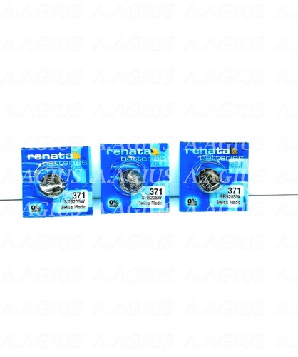 Renata Watch Battery 371 (SR920SW)- Swiss - x1 x2 x3 x5 x10 x25 x50 x100 - Picture 4 of 9
