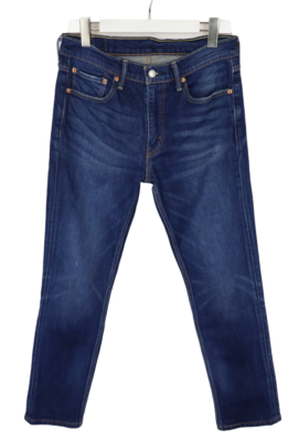 LEVI'S 511 Jeans Men's W32/L30 Whiskers Faded Zip Fly Blue | eBay