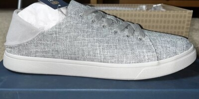 Men's Casual Slip On Sneakers Canvas Fabric GREY Baretraps Liam