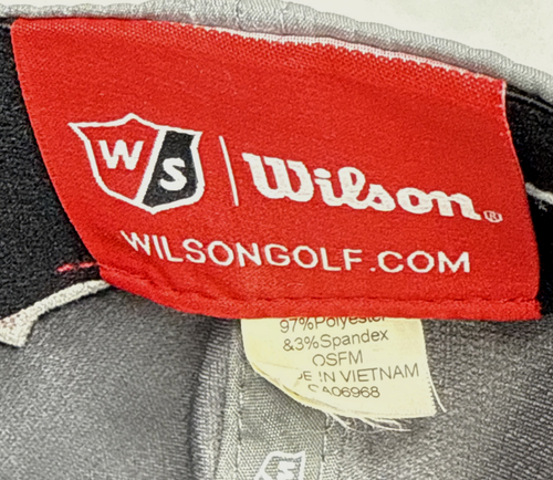 Wilson Staff Hat Cap Strapback Golf Gray Adjustable More Majors Won PGA W/S - Picture 4 of 9
