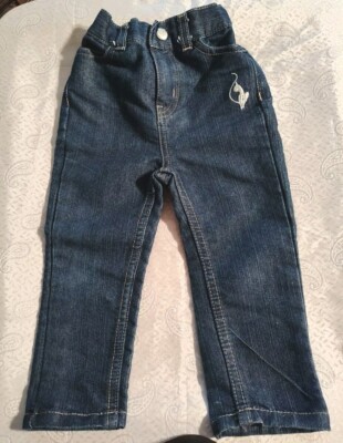 Vintage Y2k Baby Phat Embroidered Infant Girls Jeans 18 Months