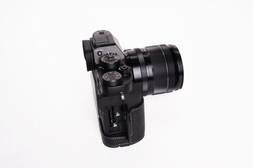 Funda de cuero genuino para media cámara para FUJIFILM XT3 XT2 X-T3 X-T2 - Imagen 22 de 59