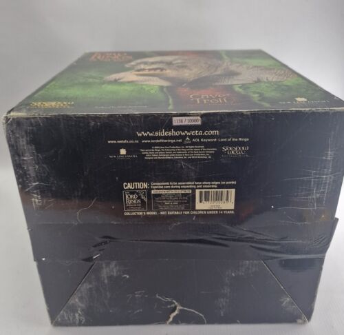 Herr Der Ringe Cave Troll Büste aus Harz 28 CM Sideshow Weta 10000 Ex - Picture 8 of 13