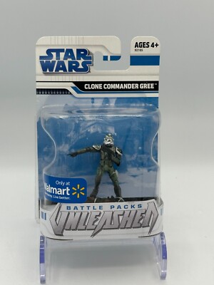 Star Wars ''Clone Commander Gree'' Battle Packs Unleashed Walmart Exclusive NIB