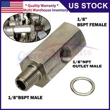 18 Bspt Oil Pressure Sensor Tee To Npt Adapter Turbo For Lexus Toyota Mazda