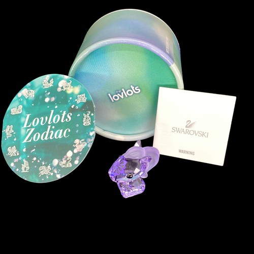 Swarovski 5004518 Uma the Horse 2013 The Lovlots Zodiac Collection Box & COA