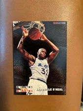 1993 NBA Hoops Shaquille O'Neal Face to Face Card  #FTF1