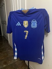 De Paul Argentina Away Jersey #7 Large Copa America