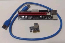 PCI-E 1x to 16x Powered USB3.0 GPU Riser Extender Adapter Card Board Cable