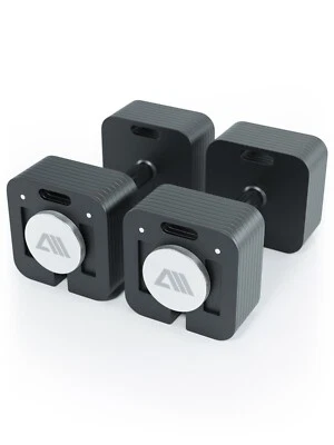 ATLETICA QUAD | Verstellbare Kurzhanteln | 36 kg Paar | Extrem robust