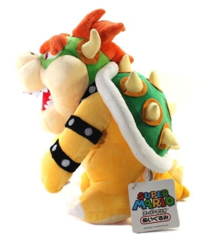 10" Super Mario Bros. Bowser Koopa Plush Soft Toy Stuffed Animal Doll Xmas Gift - Picture 2 of 2