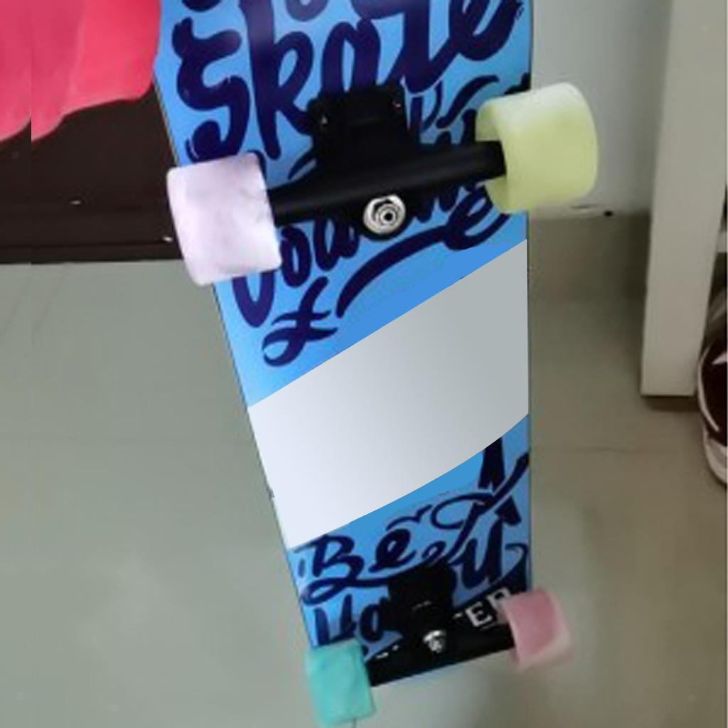 2X Skateboard Riser Pads Pair of Risers Longboard Shock Pads Black 6mm