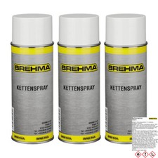 3x BREHMA Kettenspray Kettenfett 400ml für O...