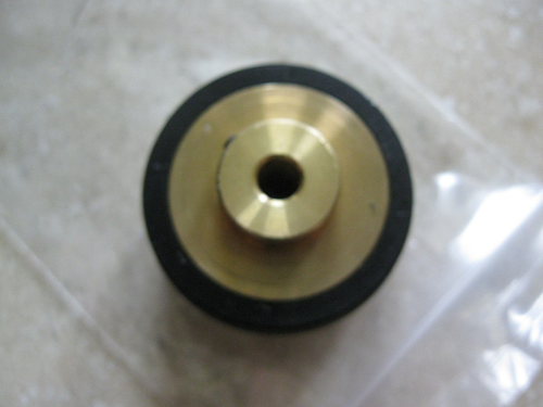 Yaesu FT-847 Original VFO knob with rubber grip ring in Very Nice shape - Zdjęcie 3 z 3