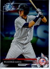 2017 Bowman Chrome Prospects #BCP147 Wilkerman Garcia