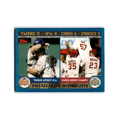 AL NL Division Twins Cards 2003 Topps #350 NM