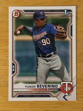 2021 Bowman Paper Yunior Severino MINNESOTA TWINS 1ST BOWMAN BP-140
