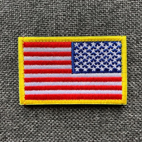 EMBROIDERED US STARS & STRIPES COLOUR, COYOTE, MONO & DESERT REVERSE FLAG PATCH - Picture 8 of 13