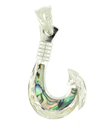 Solid 925 Sterling Silver Natural Abalone Shell Women Hawaiian Fish Hook Pendant | eBay Solid 925 Sterling Silver Natural Abalone Shell Women Hawaiian Fish Hook Pendant | eBay