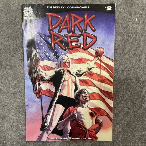 Set of 2 Dark Red Comic Books Flyover States & Territorial Pissing - Picture 2 of 8