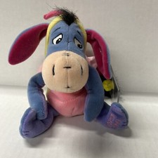 Disney Store Butterfly Easter Eeyore Mini Bean Bag Plush NWT