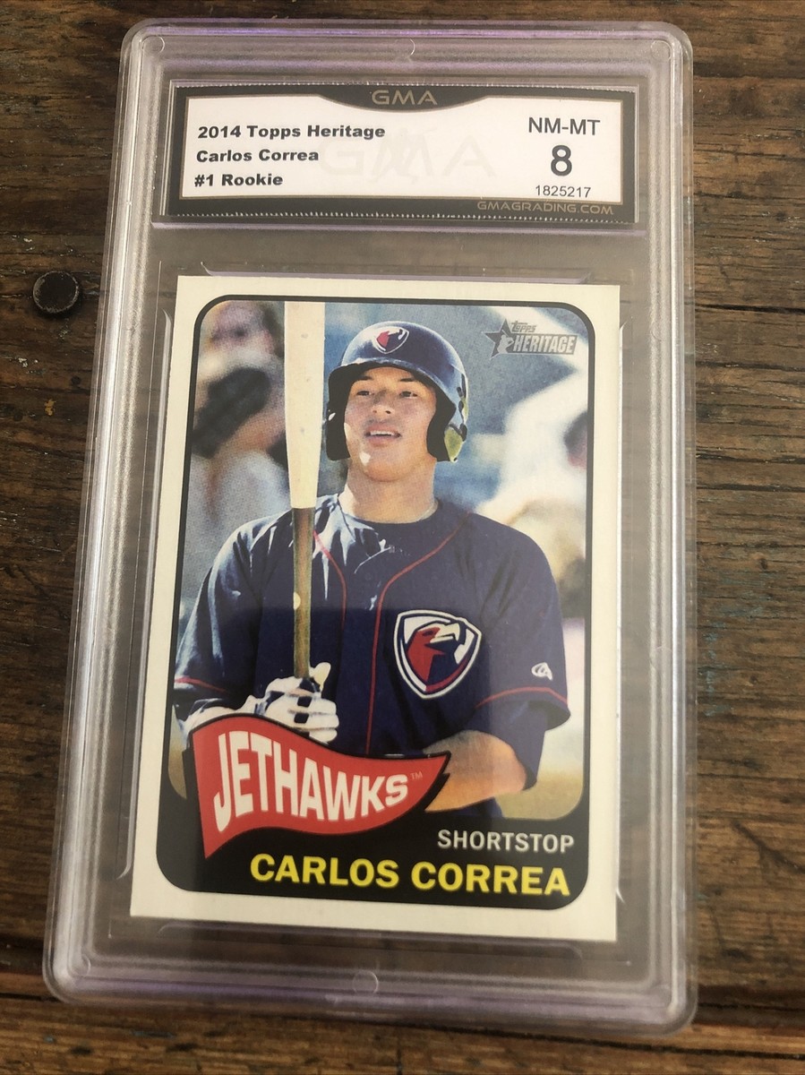 Carlos Correa 2013 Bowman Chrome Mini Rookie Refractor 3 card GMA