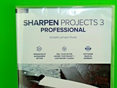 Franzis SHARPEN Projects 3 Professional CD ROM  für Windows & Mac scharfe Bilder