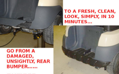 CLUB CAR GOLF CART BUMPER COVER -Fits Precedent, Onward, Tempo, Villager 2, VL4
