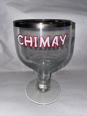 Vintage Chimay Belgisches Trappist Stiel Ale Glas.