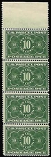 USA 1913 MNH PARCEL POST POSTAGE DUE STRIP OF 4 