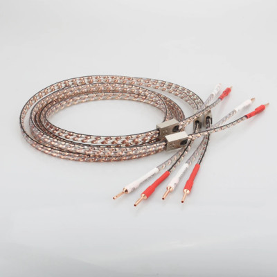 Viborg VS903 Flache Lautsprecher Audiophile Kabel HIFI Lautsprecher Kabel Mit R