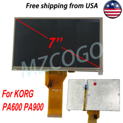 7'' KORG Display With Touch Screen Digitizer For Korg PA4X PA600 PA900 LCD Screen